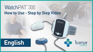 WatchPAT 300 Sleep Apnea Test  How to Use translations in description [upl. by Yelehsa]