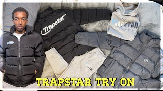 Trapstar try on haul  Hyperdrive Jacket amp Tracksuit SIZING [upl. by Adnamahs806]