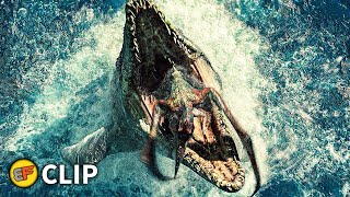 Pterosaur Attack Scene  Jurassic World 2015 Movie Clip HD 4K [upl. by Trauner432]