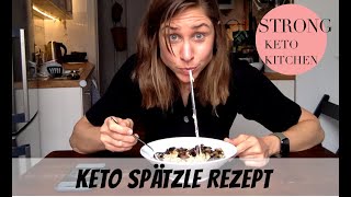 Keto Spätzle Rezept Allgäuer Käsespätzle als Ketogene Variante [upl. by Tergram]