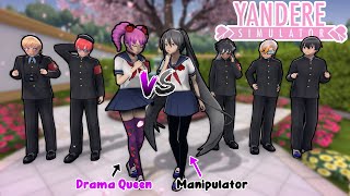 Drama Queen VS Manipulator  Yandere Simulator Concepts [upl. by Nannarb]