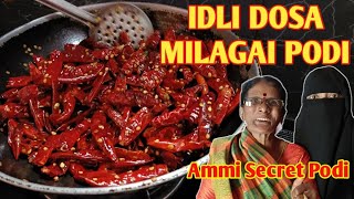 Tasty Mirch masala powder for IdliDosa and Rice  Idli podi Recipe  Idli Milagai podi  Red 🌶️ [upl. by Lynette]