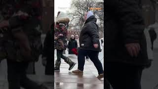 Police Detained Journalists At Rally Of Russian Soldiers Relatives In Moscow [upl. by Tonia551]