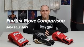 Fairtex BGL6 BGL7 BGV9 lace model BGV5 Comparison [upl. by Wack]