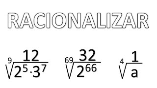 RACIONALIZAR FRACCIONES [upl. by Eihs]