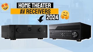 Best Home Theater AV Receivers 2024  Denon Onkyo Sony amp Marantz [upl. by Prunella]