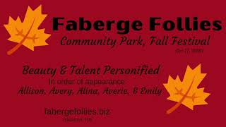 Faberge Girls spread joy 2020 Oct17 Community Park [upl. by Anairt356]