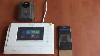 Wideodomofon z WIFI i podglądem na smartfonie Android CDV70 UX i aplikacja Commax Smart Home [upl. by Navannod776]