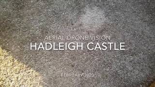 Hadleigh Castle Essex Uk By Aerial Drone Vision [upl. by Ainitsirc]