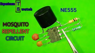 Mosquito Repellent Circuit  Use NE555 [upl. by Yrgoerg722]