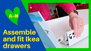 How to assemble and fit Ikea kitchen drawers [upl. by Neb]