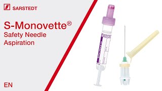 Blood collection Aspiration with the SMonovette® ISO colour code and SafetyNeedle [upl. by Capriola]