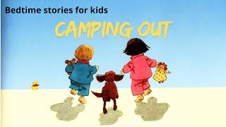 Short stories in English for kids CAMPING OUT  Usborne Farmyard Tales  EngKids [upl. by Tamsky]