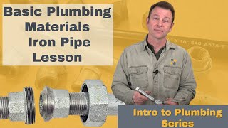 A lesson about iron pipe as a plumbing material  Intro to Plumbing Systems [upl. by Ash846]