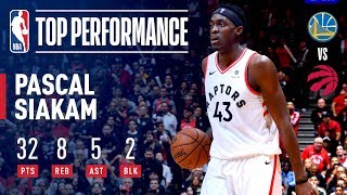 Pascal Siakam Catches Fire  NBA Finals Game 1 [upl. by Wachtel310]