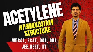 Ch03 Lec26 Acetylene  Ethyne structure  SP Hybridization in detail VBT8 by Dur Chemist [upl. by Warner]