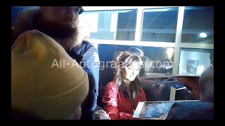 Penelope Cruz signing autographs in Paris Part 1 [upl. by Eidroj]