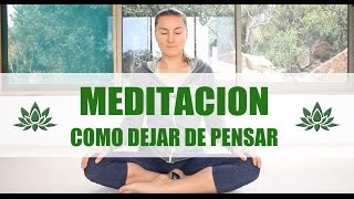 Meditación 7 min para dejar de pensar  Elena Malova [upl. by Odnarb]