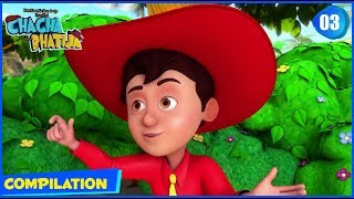 Chacha Bhatija Comedy Compilation  3  Popular Cartoons for Kids  As Seen on Hungama Tv [upl. by Wernda]