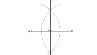 Constructing the perpendicular bisector of a line segment [upl. by Doll97]