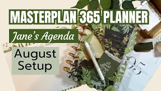 Chatty Planner Setup Janes Agenda JuniorHalf Letter Discbound  August 2024 [upl. by Drugi]