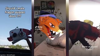 Paper Dragon Puppet TikTok Compilation 16 [upl. by Sirromaj796]