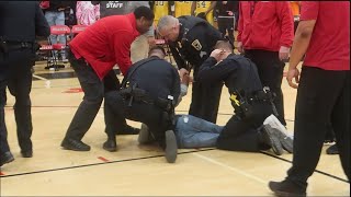 HUGE Fight Breaks Out At SHAKER VS BRUSH Basketball Game  Backup Was Needed Halftime Gets Crazy [upl. by Linetta]