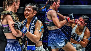 Unbelievable Damage 😵 17YearOld Fighter Destroyed Her Opponent [upl. by Eduino]