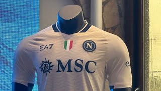 SSC Napoli ecco NUOVA MAGLIA 2024 ⚽💙 Edizione limitata esordio in NapoliAtalanta [upl. by Etnahsa]