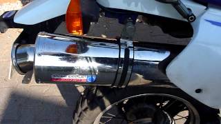 Suzuki DR650 SE Dominator exhaust [upl. by Terrej]