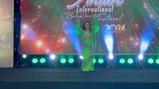 Jieun Lee gala show  Shaabi 2024 Ahlan International Bellydance Festival in Hanoi [upl. by Oiramal]