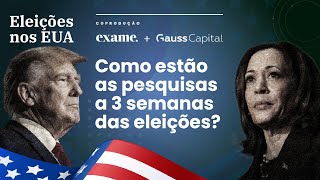 Como estão as pesquisas a 3 semanas da eleição nos EUA  Ep 30  O Caminho para a Casa Branca [upl. by Ettegroeg]