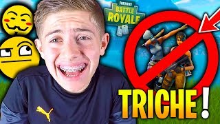 JAI ESSAYÉ DE TRICHER ÇA A MAL TOURNÉ SUR FORTNITE BATTLE ROYALE [upl. by Daberath]