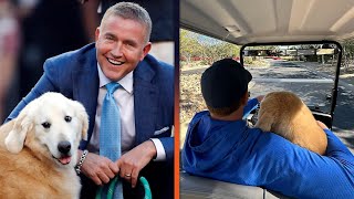 Kirk Herbstreit’s Dog Ben Viral Football Mascot Has Died [upl. by Sophie888]