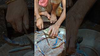 Amazing Giant Crab Cutting Skills Live In Fish Market  shorts [upl. by Goldberg579]