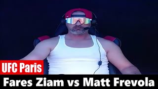 UFC Paris Fares Ziam vs Matt Frevola PREDICTION [upl. by Cob]