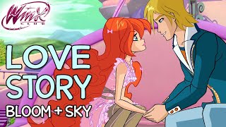 Winx Club  Bloom and Skys love story from Season 1 to Season 7 [upl. by Htebasil79]