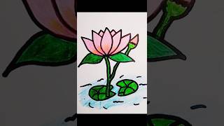 Water Lily Drawing [upl. by Dnalloh]