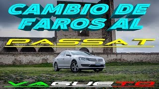 Cambio de faros al Passat Una mejora radical  VW PASSAT B7 [upl. by Ahtnamas238]