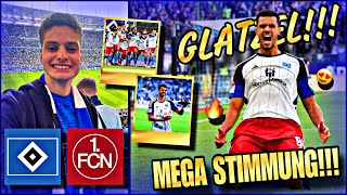 GLATZEL HATTRICK amp MEGA STIMMUNG 🔥😍  Hamburger SV vs 1FC Nürnberg  Stadionvlog  MIDO [upl. by Akcirderf]