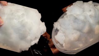 SNOWBALL amp HALFHALF CHALLENGES  ONLY BITES MASHUP  ASMR ICE  asmrice asmreating [upl. by Had]