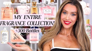 MY ENTIRE FRAGRANCE COLLECTION 300 PERFUMES [upl. by Eeleak316]