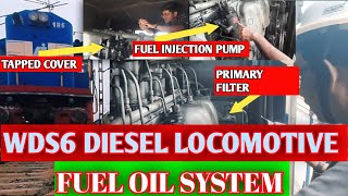 Wds6 Diesel Locomotive 🚂 Fuel Fuel Oil System Discussion With RITESTEAM INDIANRAILFANBASU [upl. by Rusel581]