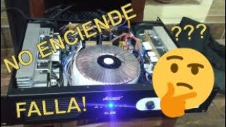 Reparar Amplificador Curiosa Falla Explosión Tips de reparación amplificadores Apogee H36 [upl. by Alina]