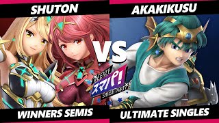 Sumapa 129 TOP 8  Shuton Pyra Mythra Vs Akakikusu Hero Smash Ultimate  SSBU [upl. by Artenehs853]