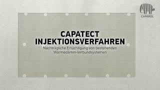 Capatect Injektionsverfahren  Nachträgliche Ertüchtigung bei bestehenden WDVS [upl. by Simmonds]