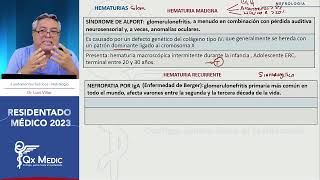 Nefrología  9 HEMATURIA GLOMERULAR [upl. by Atteoj]