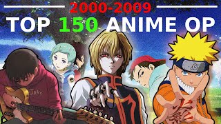 🥳My TOP 150 Anime Openings of the Decade 20002009🎊 [upl. by Ytsim]