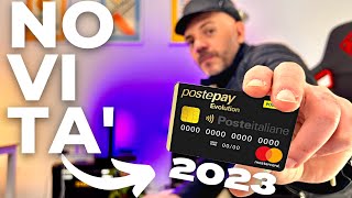 POSTEPAY EVOLUTION 2023 Tutte Le Novità della carta ricaricabile con iban di Poste italiane [upl. by Odicalp765]