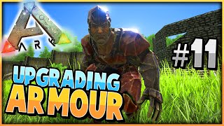 ARK Survival Evolved  UPGRADING TO CHITIN ARMOUR  S2 Ep 11 [upl. by Ralat]